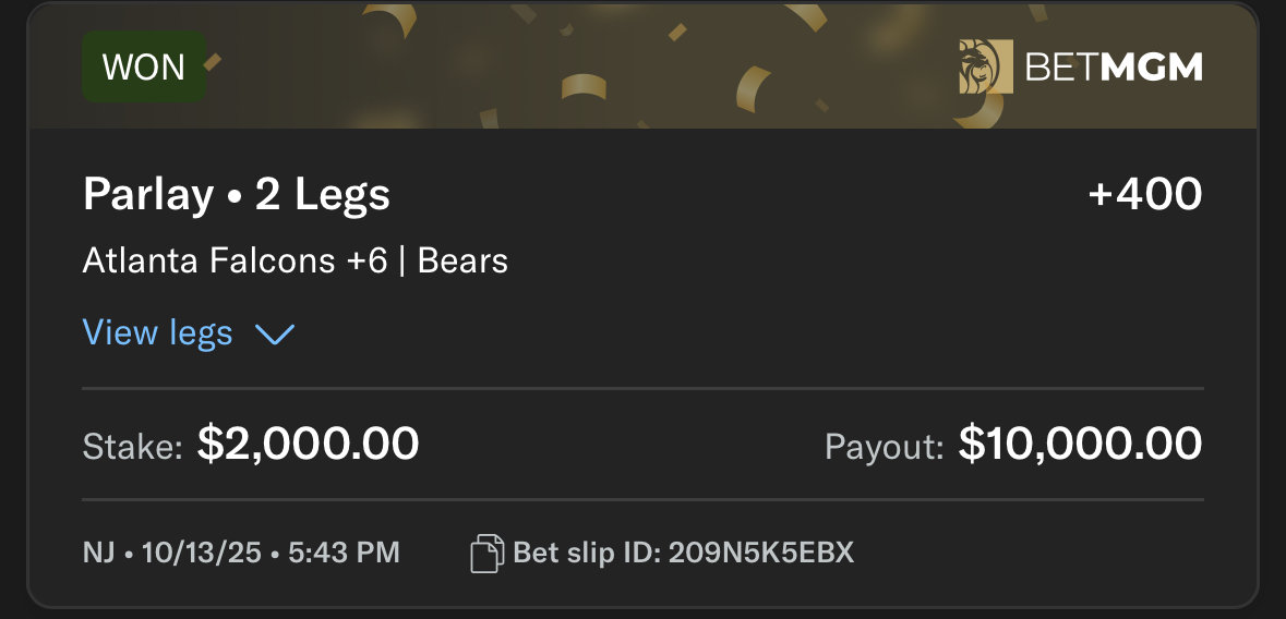 Sports betting slip 25 supplied by JJ Locks