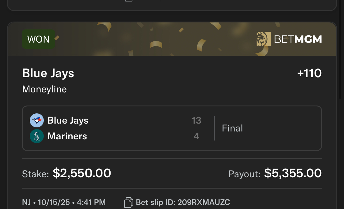 Sports betting slip 3 supplied by JJ Locks