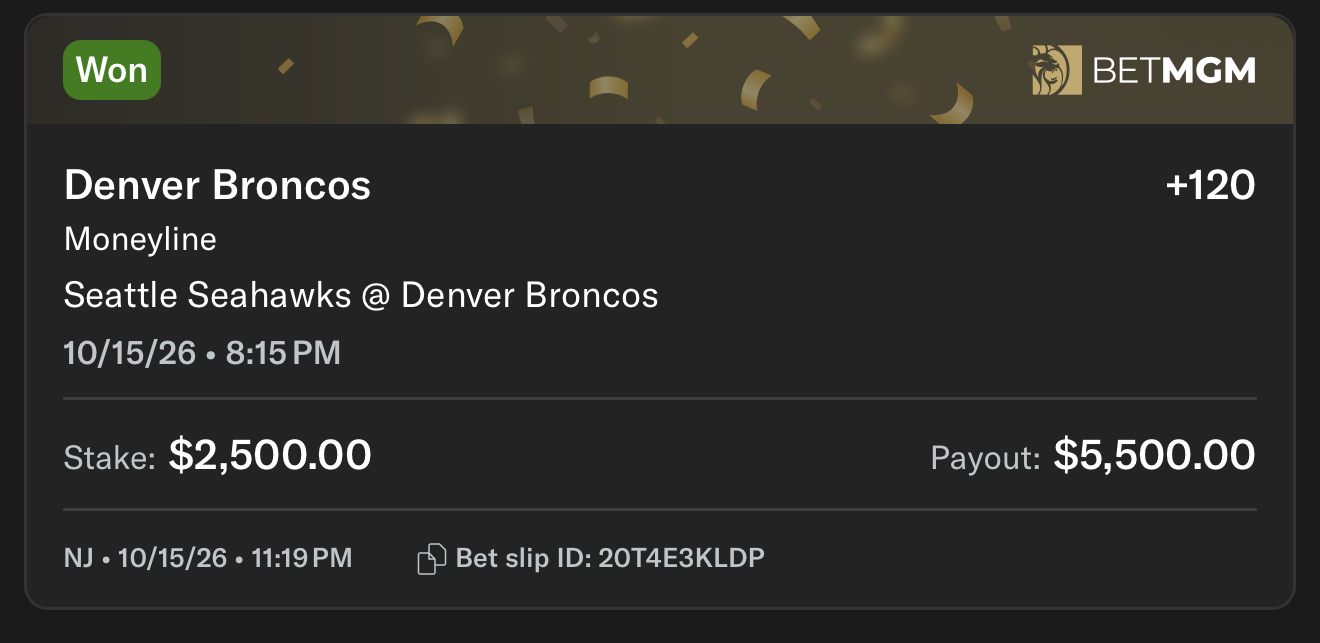 Sports betting slip 46 supplied by JJ Locks